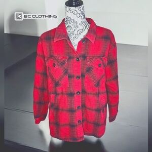 BC CLOTHING CO Women’s plaid button down- XL